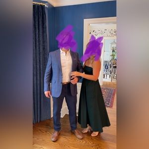 Reformation strapless dress